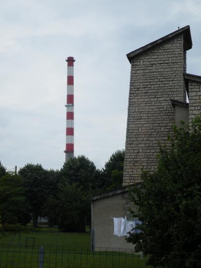 La cheminée et le clocher