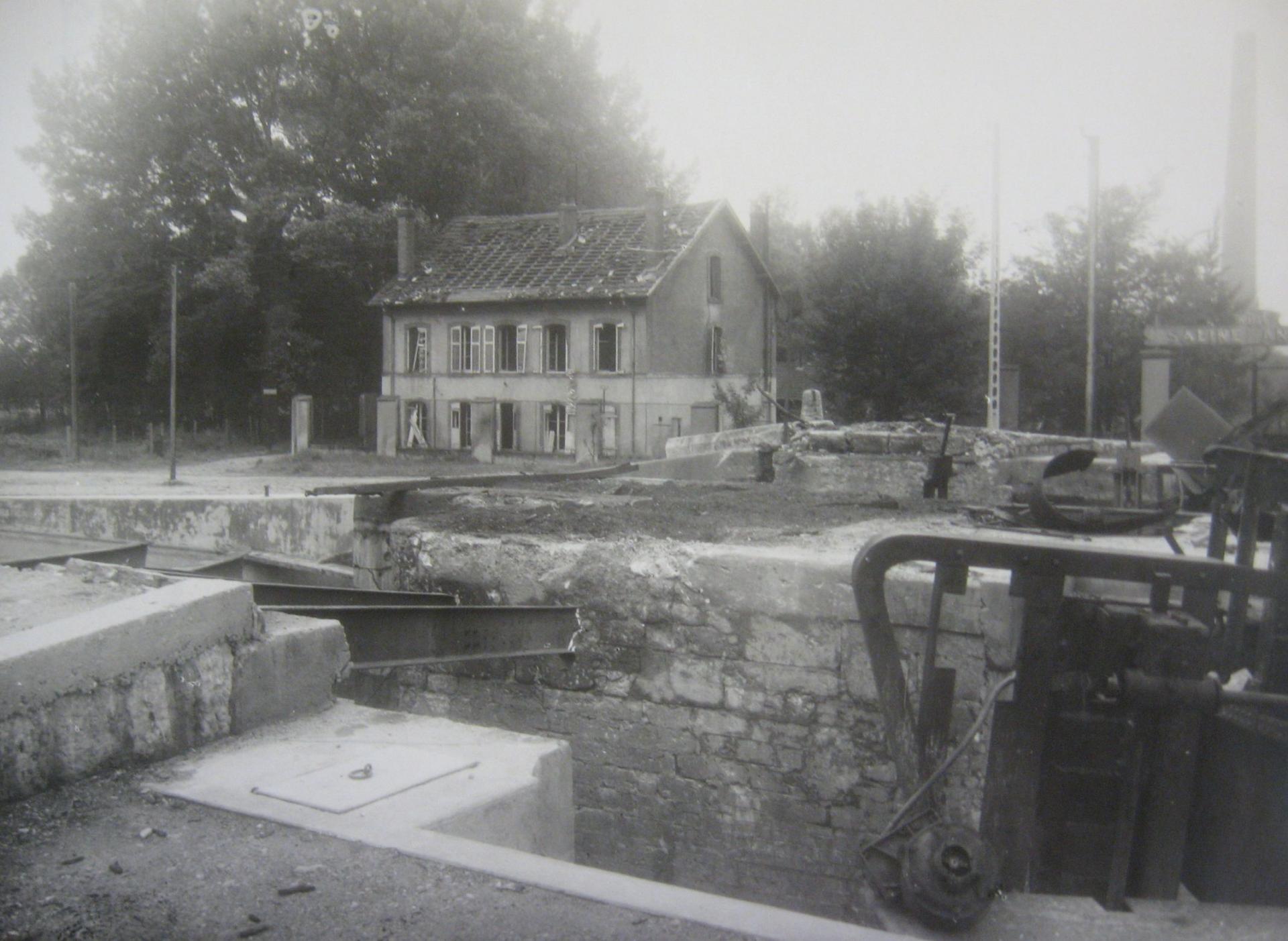 pont de l'ecluse bataille de la Madeleine 54410