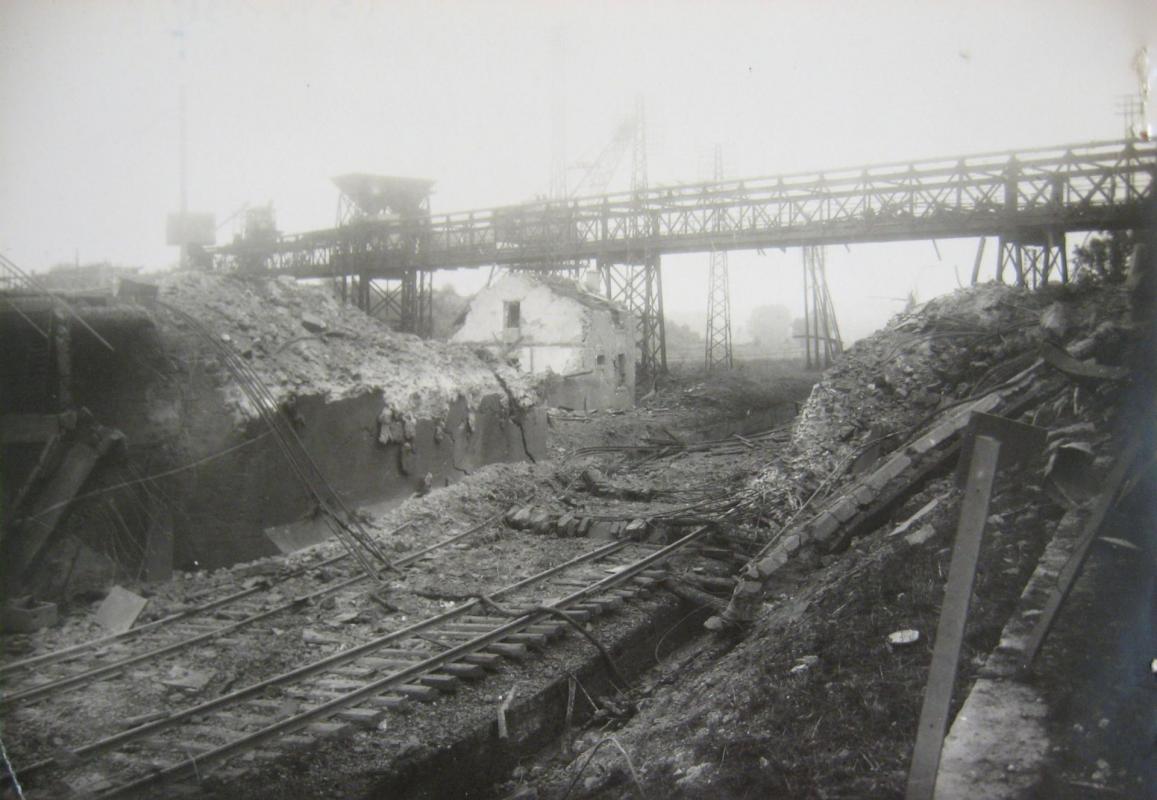 le pont de la madeleine en 1940